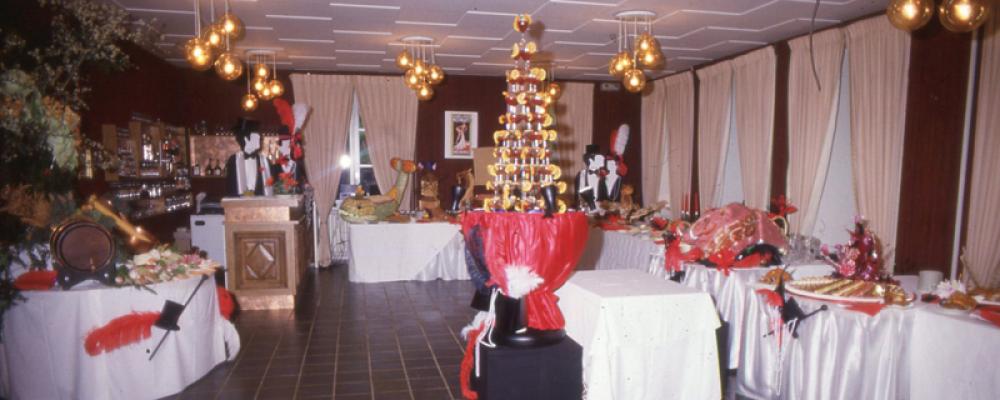 Réception prestige à la fin d'un stage de formation ( 1990 )