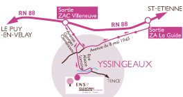 Plan d'accÃ¨s ENSP